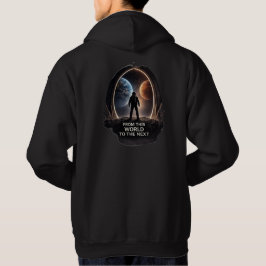 Från denna världen till nästa — Interplanetär resa Hoodie