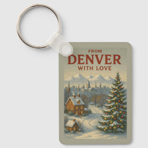 Från Denver med kärlek julnyckelring Nyckelring