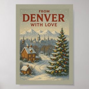 Från Denver med kärlek julplansch Poster