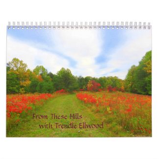 Från dessa backar Calandar Kalender