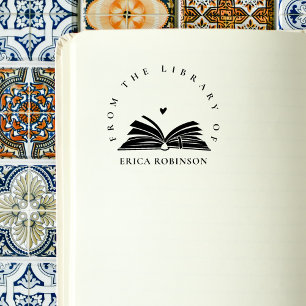 Från Det Antikvariska Bokhjärtats Bibliotek Stämpel