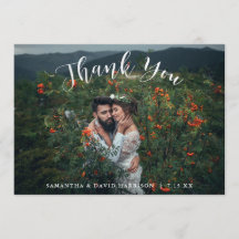 Från det gifta sig tack för berg | sänka kortet