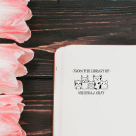 FRÅN DIN NAMNS BOKSAMMLING KUTTIGA KATTER STÄMPEL