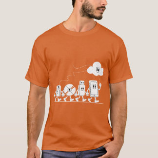 Från diskett till moln: Lagringsmediens utveckling T Shirt