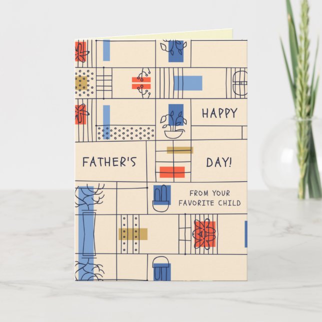 Från ditt favoritkort för Lycklig Fars dag Kort (Framsida)