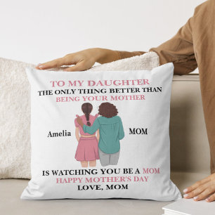 Från dotter till mamma Mormors morsdagskärlek Kudde