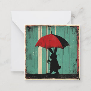 Från Drizzle till Dreams, Skriva Rainbows Bunny Anteckningskort