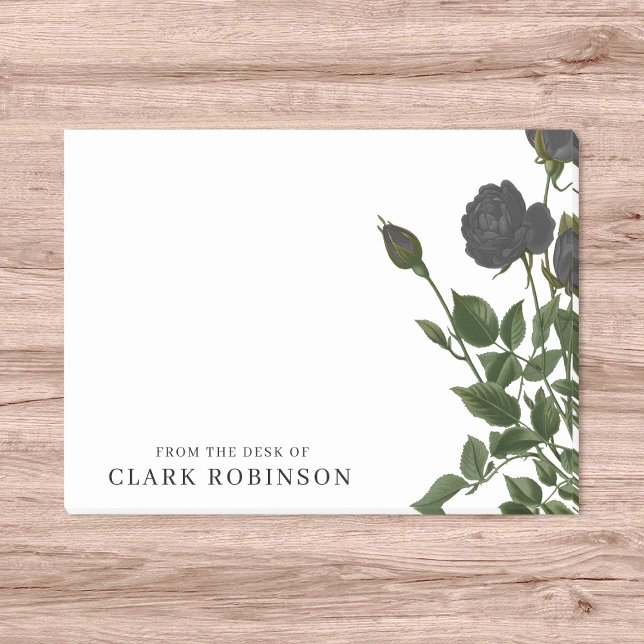 Från Elegant Black Ro Post-it Block (Skapare uppladdad)