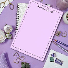 Från Elegantens skrivbord med minimalistisk lavend Post-it Block