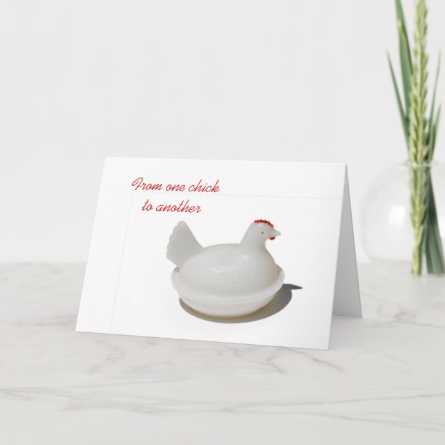 Från en chick till en annan kort (Framsida)