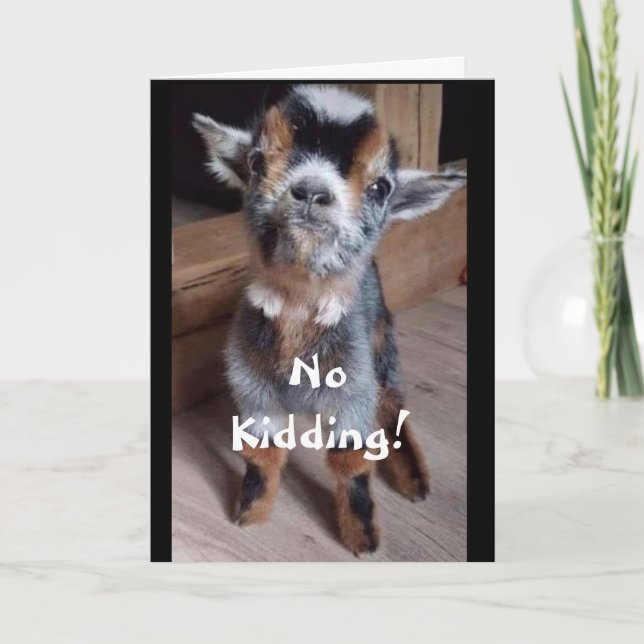 FRÅN *EN KID TILL EN ANNAN* LYCKLIG *1:a BIRTHDAG Kort (Framsida)