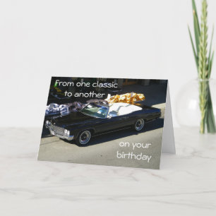 FRÅN EN KLASSIK TILL EN ANNAN PÅ DIN "BIRTHDAY" KORT