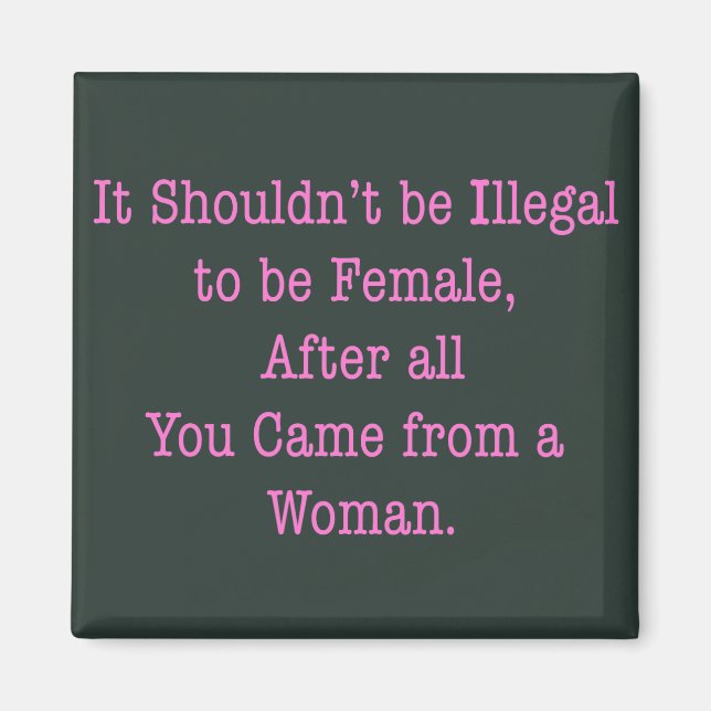 Från en kvinna magnet (Framsidan)