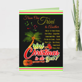 Från en Trini till en annan - jul Helgkort