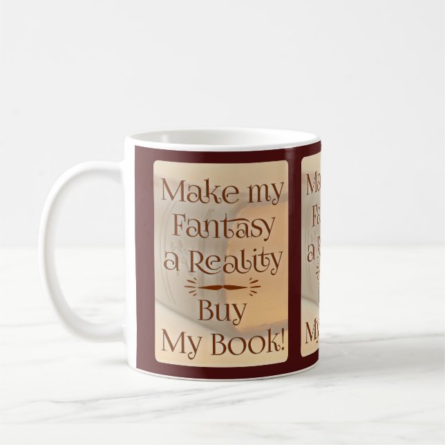 Från Fantasy till Reality Authote Kaffemugg (Vänster)