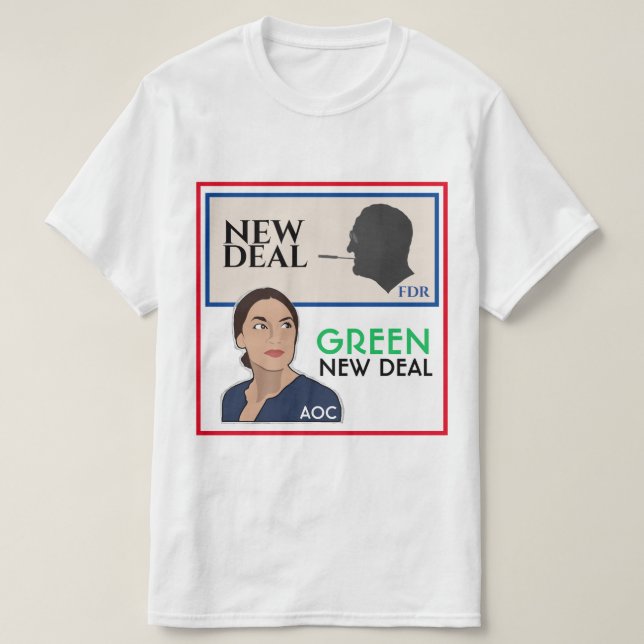 Från FDR till AOC T Shirt (Design framsida)