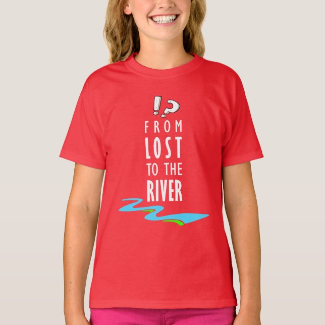 Från förlorad till floden t shirt (Framsida)