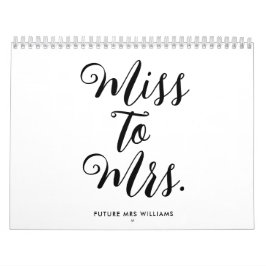 Från Fröken till Fru Modern Bröllopsfest Spennande Kalender