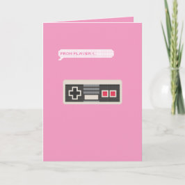Från Gamervalentin för spelare 1 till för spelare Helgkort