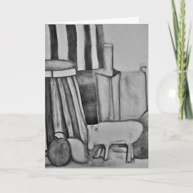 "Från gård till staffli" Snabbåterställningskort Kort (Framsida)