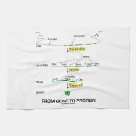 Från genen till protein kökshandduk