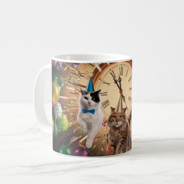 Från Giftboxen Kats Mugg - nyårsomstörtning (Framsida vänster)