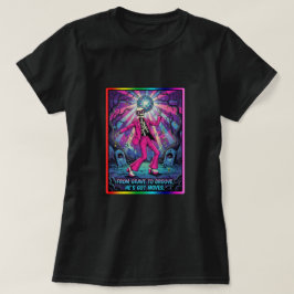 Från grav till groove, han har rörelser. t shirt