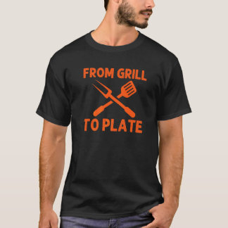 Från grill till plåt Hjort Kött för middagsmeatari T Shirt