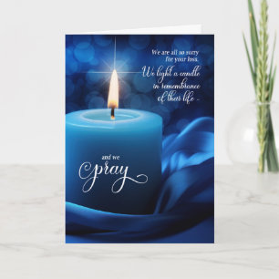 från Group Blue Candlelight Sympathy Kort