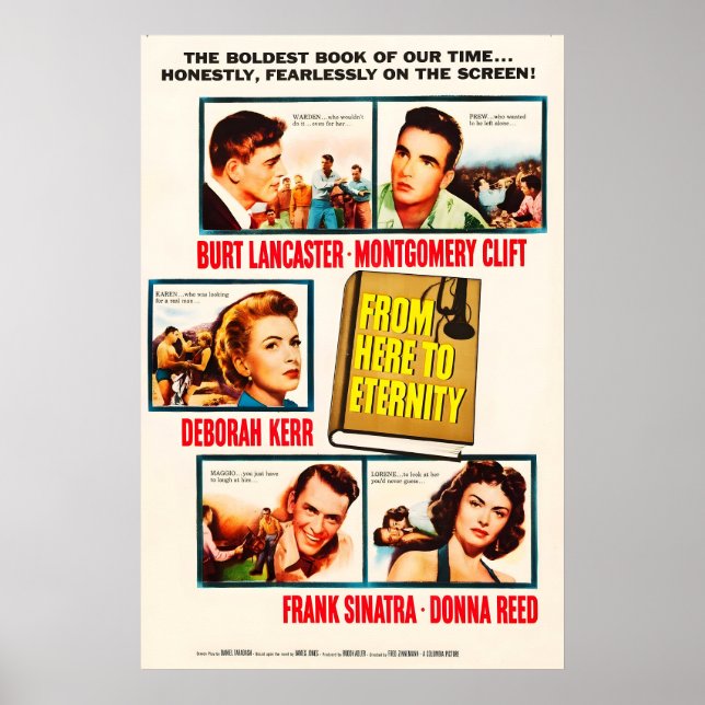 Från här till evigheten 1953 Film POSTER TRYCK (Framsidan)