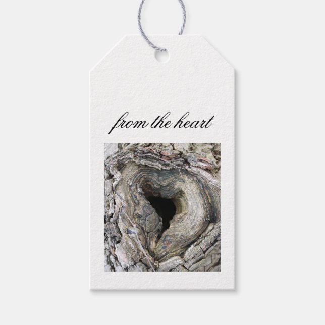 Från Heart Gift-Märkrna Presentetikett (Framsidan)