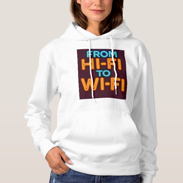 Från Hi-Fi till Wi-Fi T Shirt (Framsida)