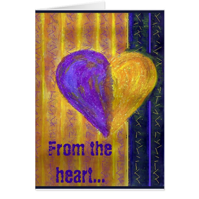 Från hjärtan OBS kort (Framsidan)