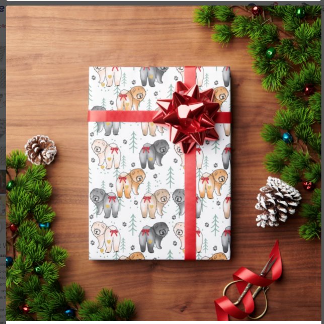 FRÅN HJÄRTAT 5 chow färger Presentpapper (Skapare uppladdad)