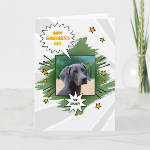 från Hund Grandföräldrar Day med Pets Foto Kort