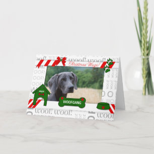 från Hund Jul Wags Pets Foto Horz Holid Helgkort