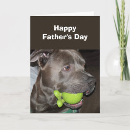 Från Hund ’Pet’ Lycklig Fars dag Helgdag Kort