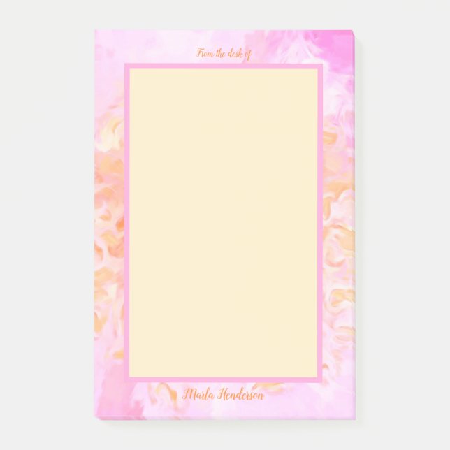 Från Impressionisternas sändebud Ro Anpassningsbar Post-it Block (Framsida)