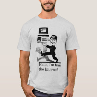 Från internet (grått) tee shirt
