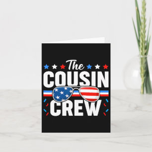 från juli Kumsin Crew Patriotic American Family Ma Kort