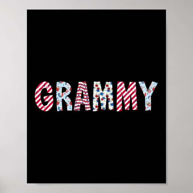 från juli Patriotic Grammy Independence day Americ Poster (Framsidan)