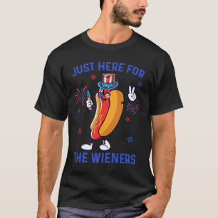 från juli Wiener Förenta staternas Flagga Patrioti T Shirt
