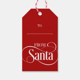Från Jultomten Helgdag Gift-Märkre Presentetikett