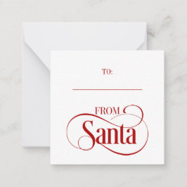 Från Jultomten-Helgdag-mini-anteckningskort Anteckningskort