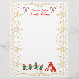 Från Jultomten Letterheads skrivbord