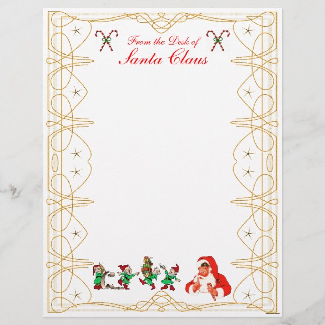 Från Jultomten Letterheads skrivbord (Framsida)