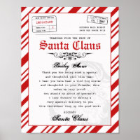 Från Jultomten Telegram Santa Brev skrivbord