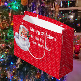 Från Jultomten Upprepande Namn Barn Cute