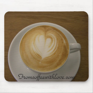 Från kaffe med kärlek Mousepad Musmatta