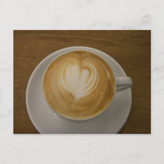 Från kaffe med vykort Kärlek